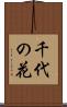 千代の花 Scroll