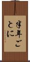 半年ごとに Scroll