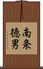 南条徳男 Scroll