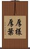 厚様 Scroll