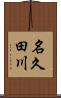 名久田川 Scroll