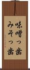 味噌っ歯 Scroll