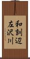 和訓辺左沢川 Scroll