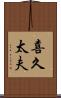喜久太夫 Scroll