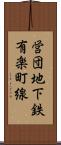 営団地下鉄有楽町線 Scroll