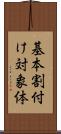 基本割付け対象体 Scroll