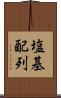 塩基配列 Scroll