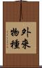 外來物種 Scroll