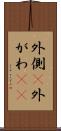 外側(P) Scroll