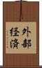 外部経済 Scroll