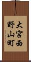 大宮西野山町 Scroll