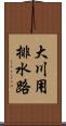 大川用排水路 Scroll