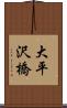 大平沢橋 Scroll