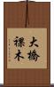 大橋裸木 Scroll