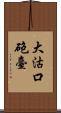 大沽口砲臺 Scroll