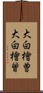 大白檜曽 Scroll