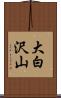 大白沢山 Scroll