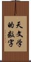 天文学的数字 Scroll