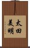 太田美明 Scroll