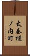 太秦樋ノ内町 Scroll