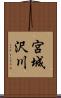 宮城沢川 Scroll