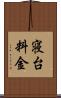 寝台料金 Scroll