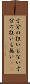 寸分の狂いもない Scroll