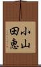 小山田恵 Scroll