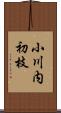 小川内初枝 Scroll