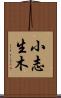 小志生木 Scroll