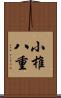 小椎八重 Scroll