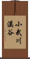 小武川溪谷 Scroll