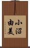 小沼由美 Scroll