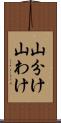 山分け Scroll