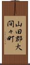 山田郡大間々町 Scroll