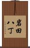 岩田八丁 Scroll