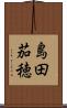 島田茄穂 Scroll