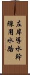 左岸導水幹線用水路 Scroll