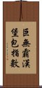 巨無霸漢堡包指數 Scroll