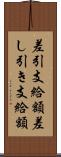 差引支給額 Scroll