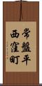 常盤平西窪町 Scroll