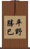 平野勝巳 Scroll