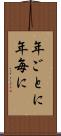 年ごとに Scroll