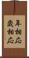 年相応 Scroll