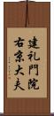 建礼門院右京大夫 Scroll