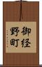 御経野町 Scroll
