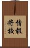 情報将校 Scroll
