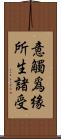 意觸爲緣所生諸受 Scroll