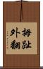拇趾外翻 Scroll