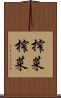 搾菜 Scroll